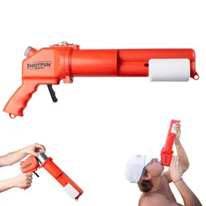 Shotfun (Red, Regular Can) - Innovative Shotgun Tool for 12 oz Cans - Ideal for Tailgates, College Parties, Beach Days, Golf Trips, Spring Break, and More