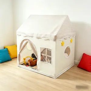 Kids' Toy Castle |  Floral Playhouse | Pretend Play Tent | Secret Base & Sleep Tent | Outdoor Beach Toy | Ideal Xmas Halloween Gift | No Accessories