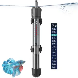 25W 50W 100W 200W 300W Adjustable Aquarium Heater, Submersible Fish Tank Heater Thermostat with Suction Cup (50W)