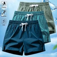 Dark blue lake blue light green