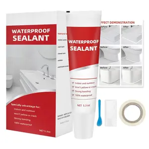 Advanced  Caulk for Kitchen & Bathroom -    Sealant for Interior and Exterior Use, Stronger Adhesion, Shrink & Crack Proof - 5.3 oz White
