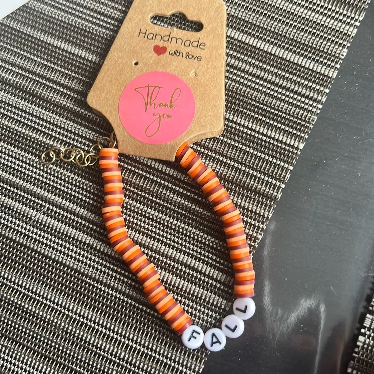 Fall Bracelet in Orange and Fall Colors for Women