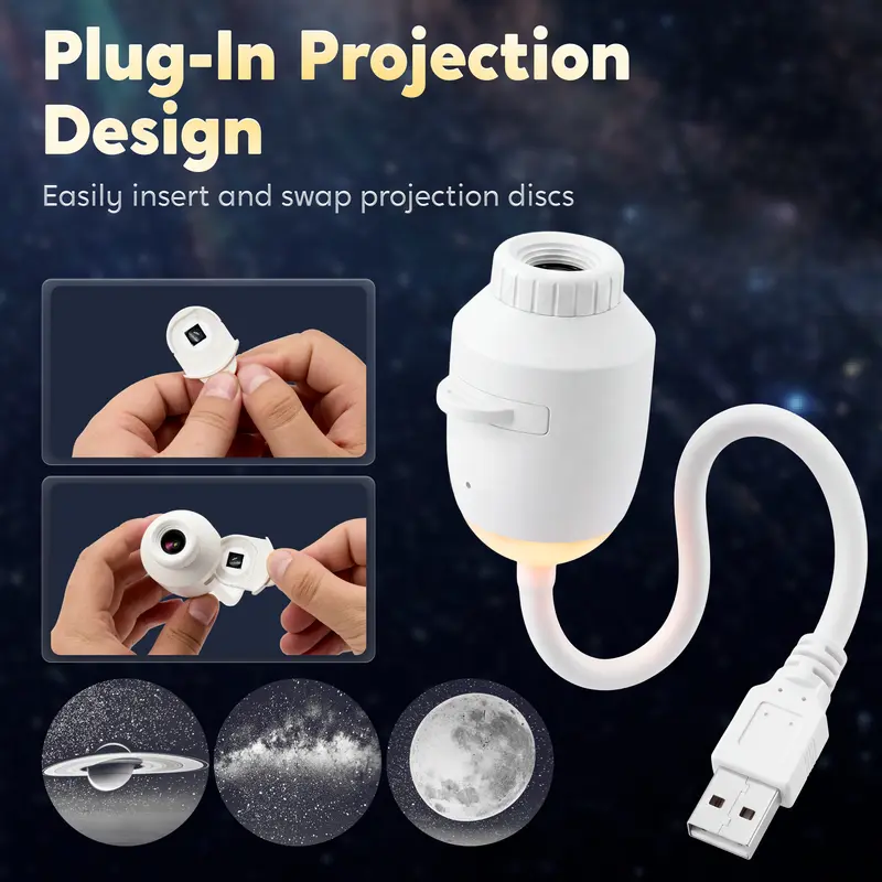 JOYIN 2-in-1 Starry Sky Projector Night Light, Portable Galaxy Projector with 3 Interchangeable Films, USB LED Night Light with Adjustable Brightness & Touch Control, Mini Starry Projector for Bedroom Ceiling Car Home Decor Gift for Adults JOYIN 2-in-1 Starry Sky Projector Night Light, Portable Galaxy Projector with 3 Interchangeable Films, USB LED Night Light with Adjustable Brightness & Touch Control, Mini Starry Projector for Bedroom Ceiling Car Home Decor Gift for Adults
