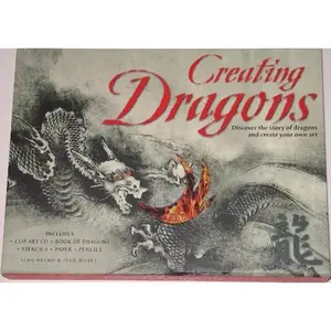 USED-Creating Dragons: Discover the Story of Dragons and Create Your Own Art (Book and Kit) by sean-brand (Hardcover)
