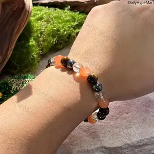 Tiger Eye Solar Plexus Triple Protection Bracelet for Confidence & Vitality