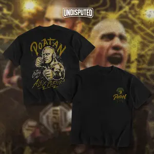 UNDISPUTED Alex Poatan Pereira Heavy Cotton UFC T-shirt MMA Fight Night Shirt Fan Apparel Classic Pump Cover Oversized Gift For Fans DTG Printed