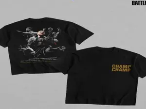 Conor The Notorious McGregor Double Champion Signature Heavy Cotton T-shirt UFC Pound For Pound Shirt MMA Fan Apparel Pump Cover Direct-to-garment Printing Menswear Soft Casual Unisex Graphic Tee Vintage Streetwear