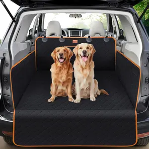 SUV Cargo Liner for Dogs, Nonslip Waterproof Pet Cargo Liner with Side Flaps, Dog Cargo Cover with Bumper Flap, Pet Cargo Cover Dog Seat Mat for SUVs/Sedans/Vans, Large Size Universal Fit