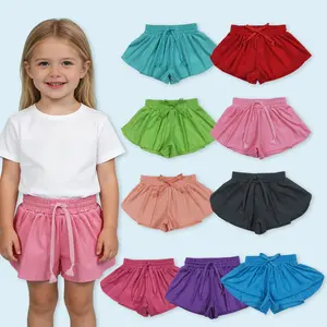 Girls Colorful Skort Yoga Shorts Bottoms