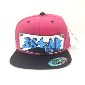 Pink and Black Custom Snapback Hat – Personalized Laser Cut Name, Adjustable Flat Brim Cap, Made to Order Streetwear, Unique Gift for Men, Women, Teens, Hip Hop Style