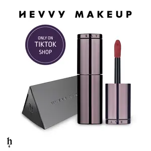 Velvet Lip Tint - Premium Korean Makeup, Lightweight, Moisture-Locking, 4 Popular Shades, Hypoallergenic Lipstick for Sensitive Lips ***Only on TikTok Shop***