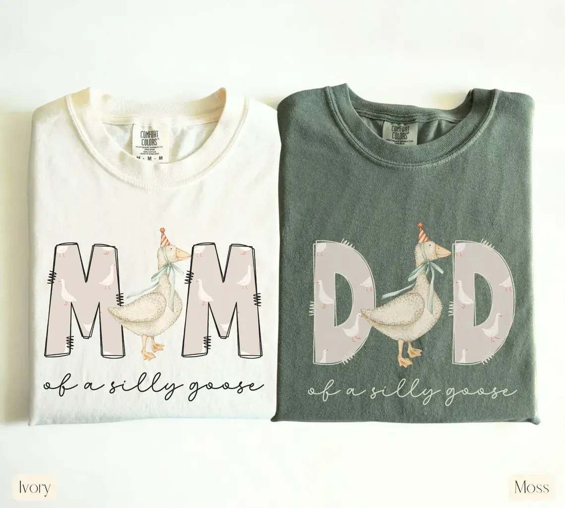 Silly Goose 1st Birthday Matching Family Shirt, Silly Mama Silly Daddy Shirt, Mama Goose Shirt