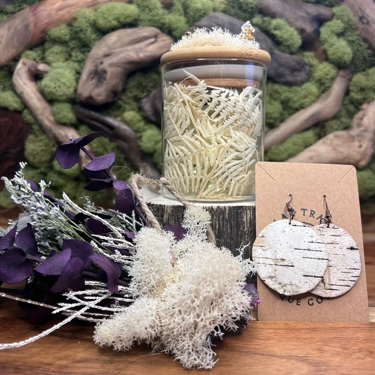 Valentines Day Gift Set, Unique Nature Lover Presents Floral Flower