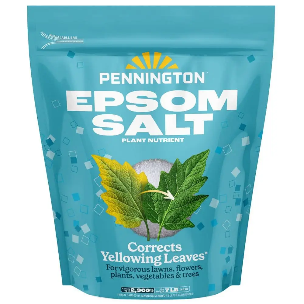 7 lb. 2,900 sq. ft. Epsom Salt for Plants, Lawns and Gardens 7 lb. 2,900 sq. ft. Epsom Salt for Plants, Lawns and Gardens