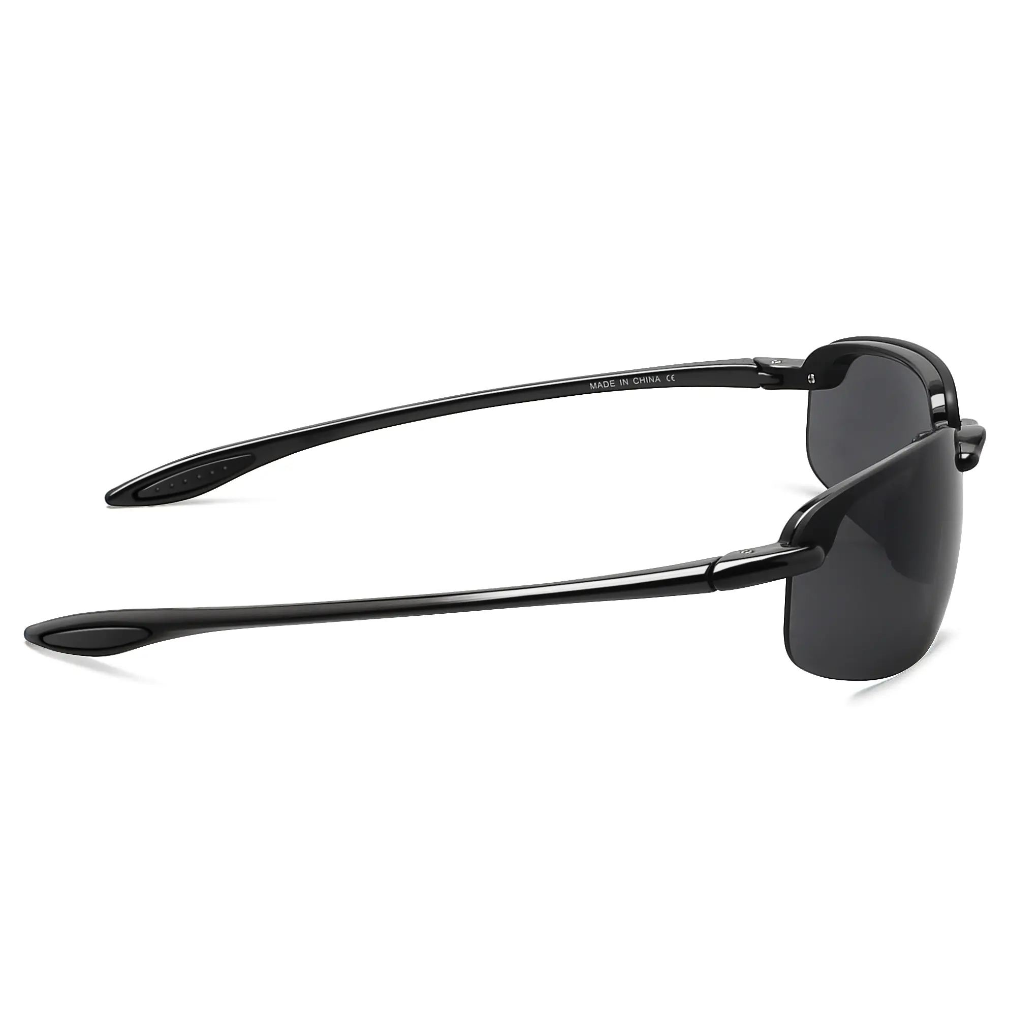 TR90 Rimless Polarized Sports Sunglasses for Big Heads Large Fit JULI Tr90 Rimless Sports Sunglasses for Men Women  main image 3