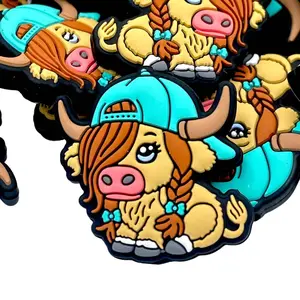 Nicki Moonaj Silicone Focal Beads - Western Theme Beading & Crafting DIY Supplies Cows Animals