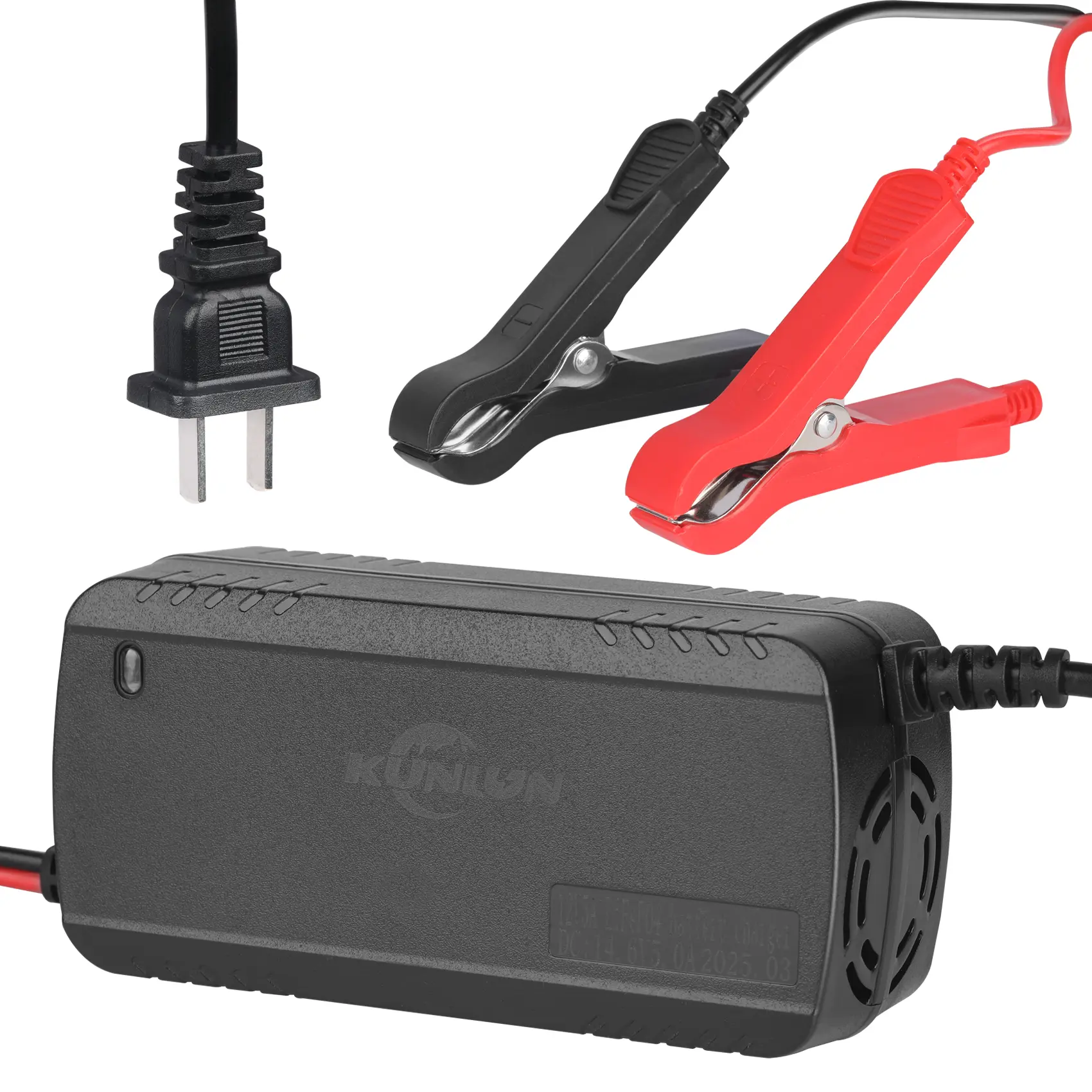 JYJZPB 12V 5-Amp 5A Smart Fast Charger for Lithium Iron Phosphate (LiFePO4) Battery