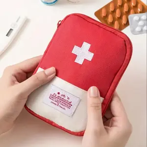 1 Piece Emergency Medicine Storage Bag, Portable Medicine Storage Box, Emergency Packaging Container for Outdoor Travel Office