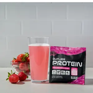 Strawberry Protein Juice - Clear Vegan Protein - Single Serving (Pack of 3)