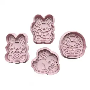 Easter PRV Fondant & Cookie Cutter Set with Stamp 2 Inches