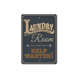 Help Wanted Laundry Sign