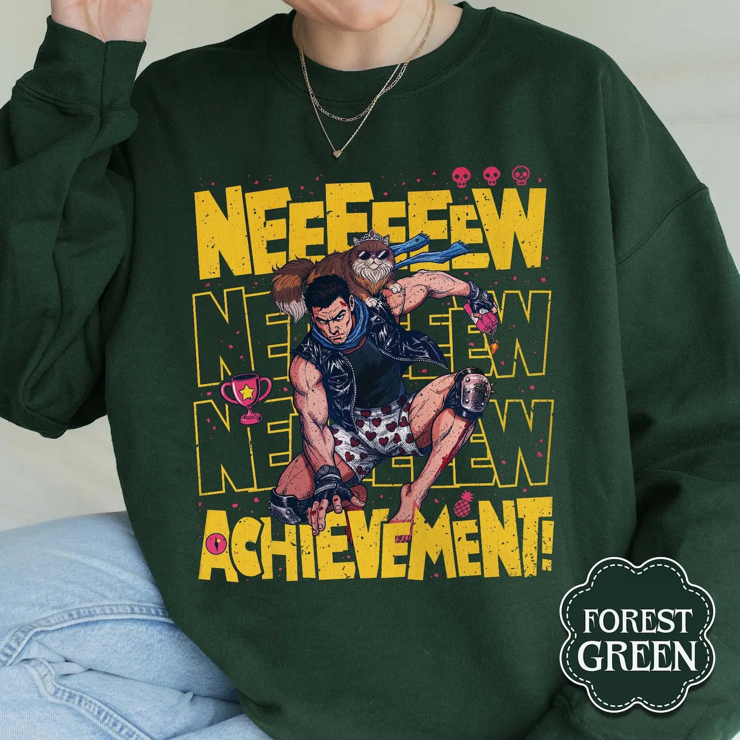 New Achievement Shirt, Donut and Carl Tee, Dungeon Crawler Carl Sweatshirt, Gift for Crawlers, Book Series Fan Merchandise