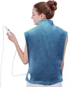 DailyLife Portable Heated Shawl, 26"x35" Electric Heating pad for Back Pain Relief - 6 Heat Settings, Auto-Off, Machine Washable, Warming Mat,  Gifts for Women, Mom, Mother’s Day, FathersDayGift