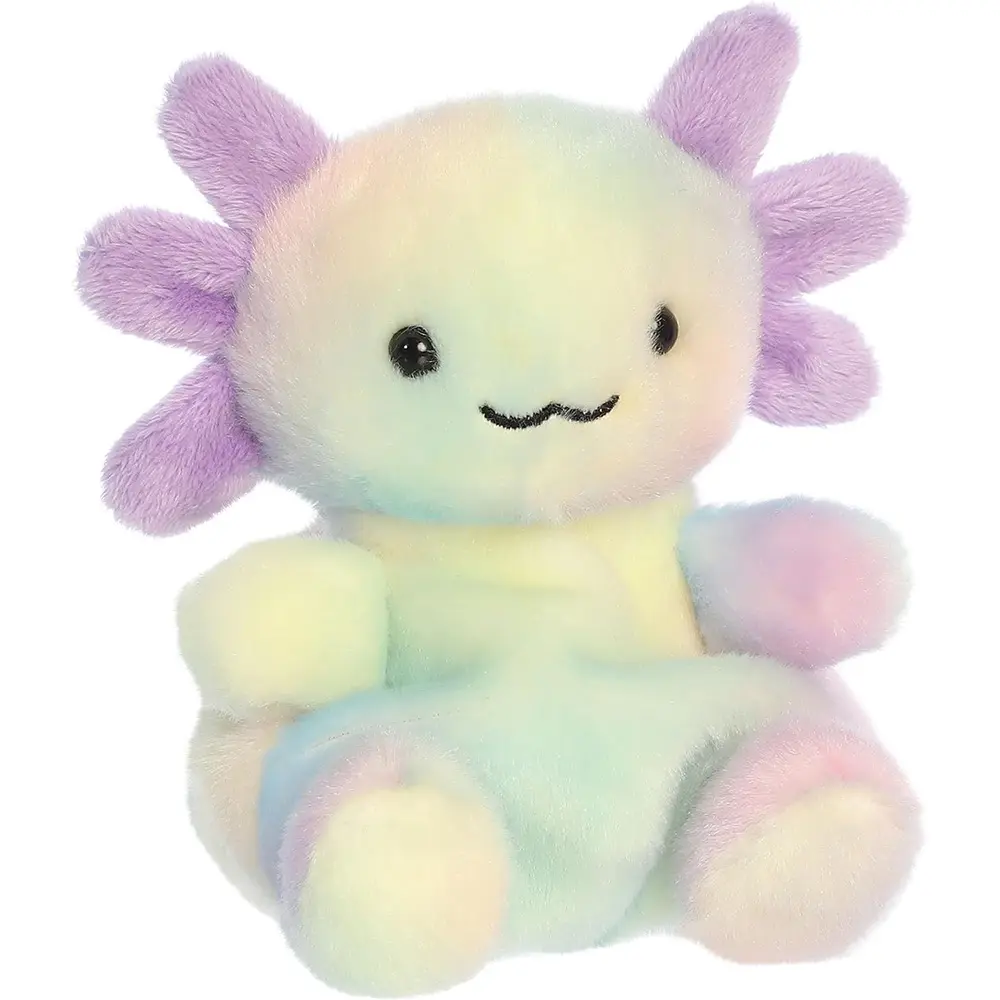 Aurora World Plush - Adorable Palm Pals - XOCHITL RAINBOW AXOLOTL (5 inch)