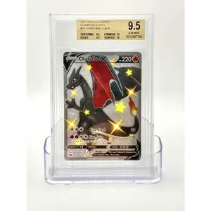 2020 Pokemon—Charizard V #79 Champion's Path—Secret Rare Foil BGS 9.5