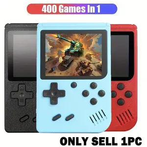 400 Games In One Portable Mini Electronic Video Game Player Kids Electronic Game Toy For Children Handheld Game Console Adjustab Handheld Gaming Console