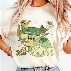 Vintage Tiana Princess Book Shirt, Princess And The Frog Ray Louis Shirt, Girl Trip, Book Lover Gift 2OEJ