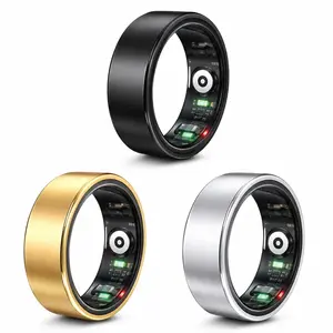 Smart Ring with 5ATM Waterproof Fitness Tracker, Sleep, Oxygen, with Sport Activity, Heart for Men & Women