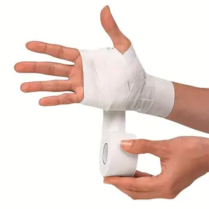 White Sports Tape Patch Bandage, Fixed Foot Basketball Football Finger Cotton Tape Wrist Wrap