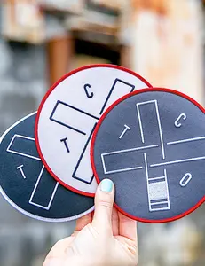 6" Circular Logo Patches