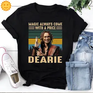 Magic Always Come with A Price Dearie Vintage T-Shirt, Once Upon A Time Shirt, Halloween Shirt, Adventure Movie Shirt, Rumpelstiltskin Shirt