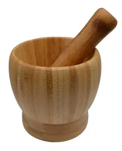 4 Inch Wooden Mortar and Pestle Set Herb Grinding Tool 4 Inch Wooden Mortar and Pestle Set Herb Grinding Tool