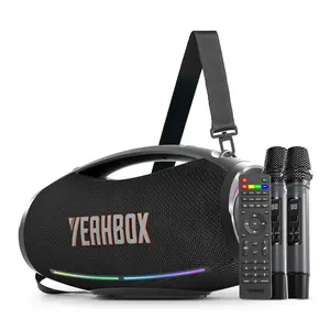 X-Boom X 120W Portable Bluetooth Speaker with Dual Wireless Microphones, HiFi Sound, DSP Tuning, 20000mAh Battery, TWS Pairing, IPX6 Waterproof, Party Speaker for Outdoor & Home