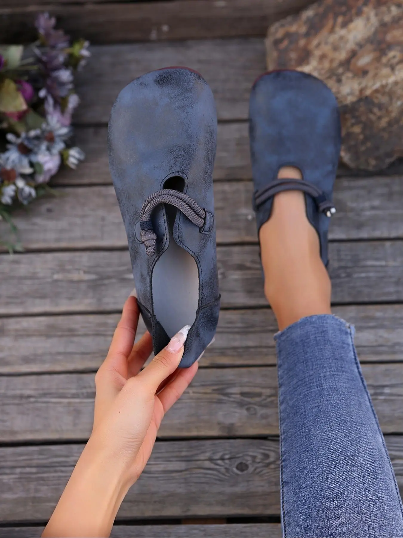 Women's Fashionable Solid Color Flat Shoes, Casual Comfortable Breathable Slip on Shoes for Daily Wear, Lightweight Breathable Shoes for All Seasons, Girl, Footwear, Breathable Summer Footwear
