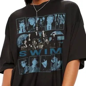 Bangtan Shirt, Swim Army Retro 90s Shirt, Gifts For Fan, Bangtan Tour Shirt, Music Gift 12N 98I