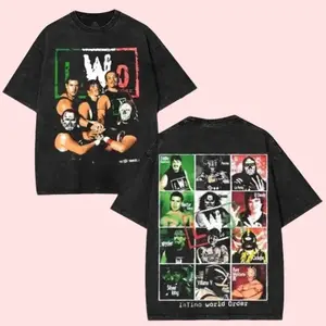 WWE - Limited Edition Vintage 90s LWO Graphic T-shirt, WWE Shirt, Streetwear for WWE Fans, Men's Oversized 100% Premium Cotton T-Shirt   Seamless Top