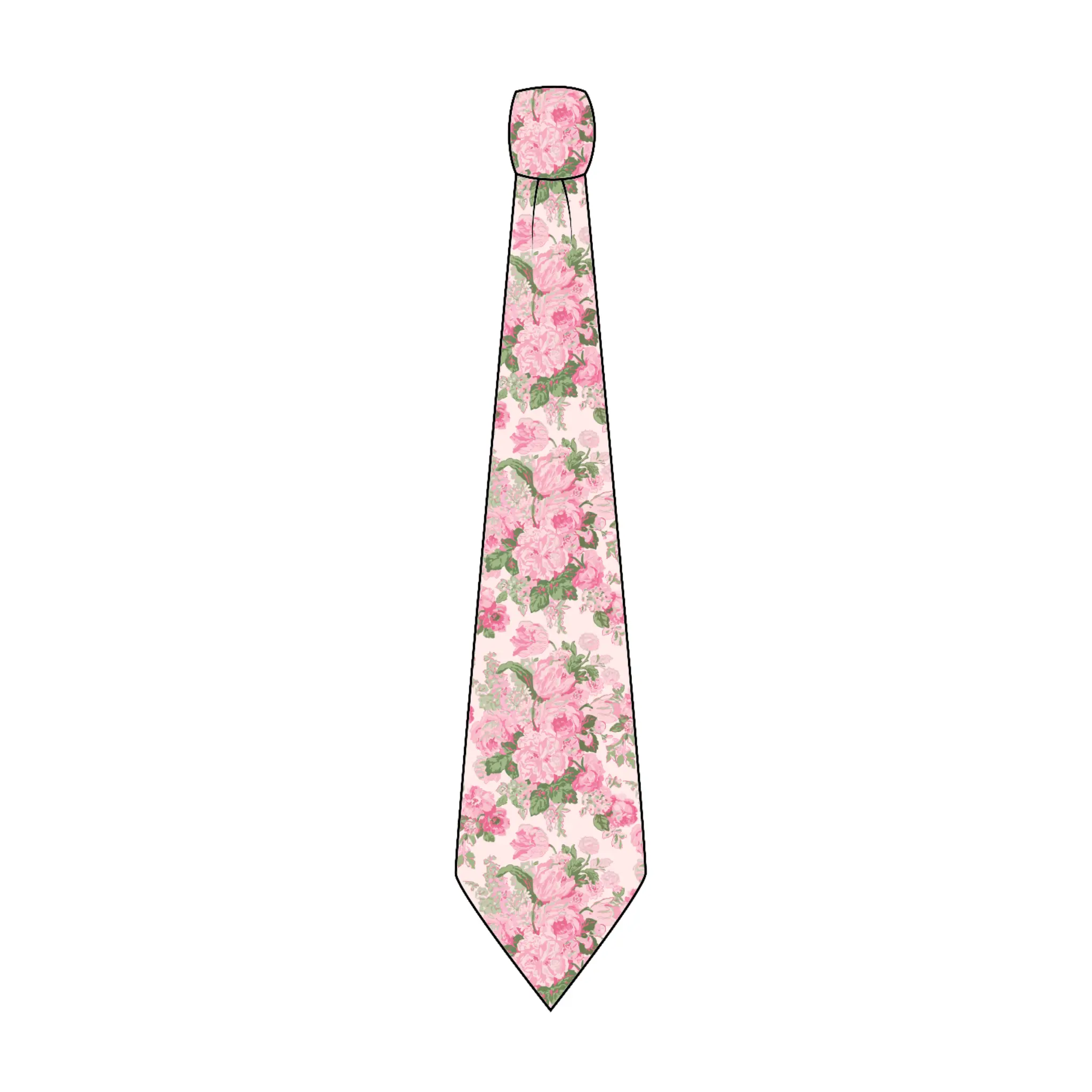 Tie - Betrothed Rose