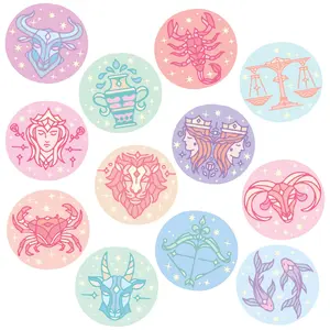 Zodiac Sticker Extra Large Stickers for Adults Funny Adhesives with Memes Funny Stickers with Colorful Graphic Decals Multi Zodiac Sticker Extra Large Stickers for Adults Funny Adhesives with Memes Funny Stickers with Colorful Graphic Decals Multi