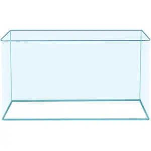 0.9 Gallon Rimless Aquarium Fish Tank 7.1" L × 5.1" W × 5.9" H