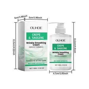 OUHOE Hyaluronic Acid Collagen Acetyl Hexapeptide-8 Skin Firming Body Cream Hydrating Wrinkle Smoothing Nourishing