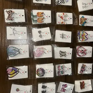 Homemade Earrings - Assorted Designs with Unique Shapes and Colors, Perfect for Personal Style and Fashion