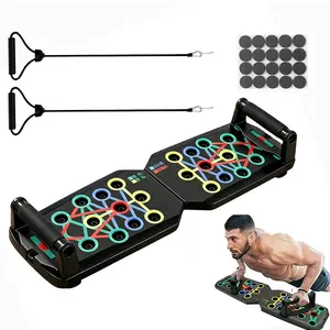 5-in-1 Push-Up Board, Lightweight Portable Home Fitness Equipment for Chest, Core, Back, Arm Strength Training — Gym System for Women, Suitable for Backyard, Office, Hotel Room