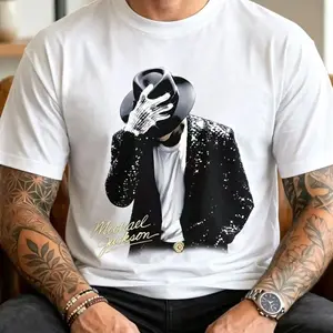 Michael Jackson King of Pop Halftone T-Shirt, King Of Pop Shirt, Michael Fan Gift