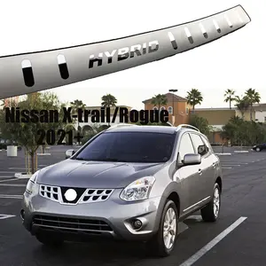 Rear Bumper Guard For Nissan X-Trail Rogue Hybird 2021-2025 Car Accessories 1pcs Stainless Steel Kick Plate Protectors Car Stickers Auto Parts Cover Car Styling Auto Parts