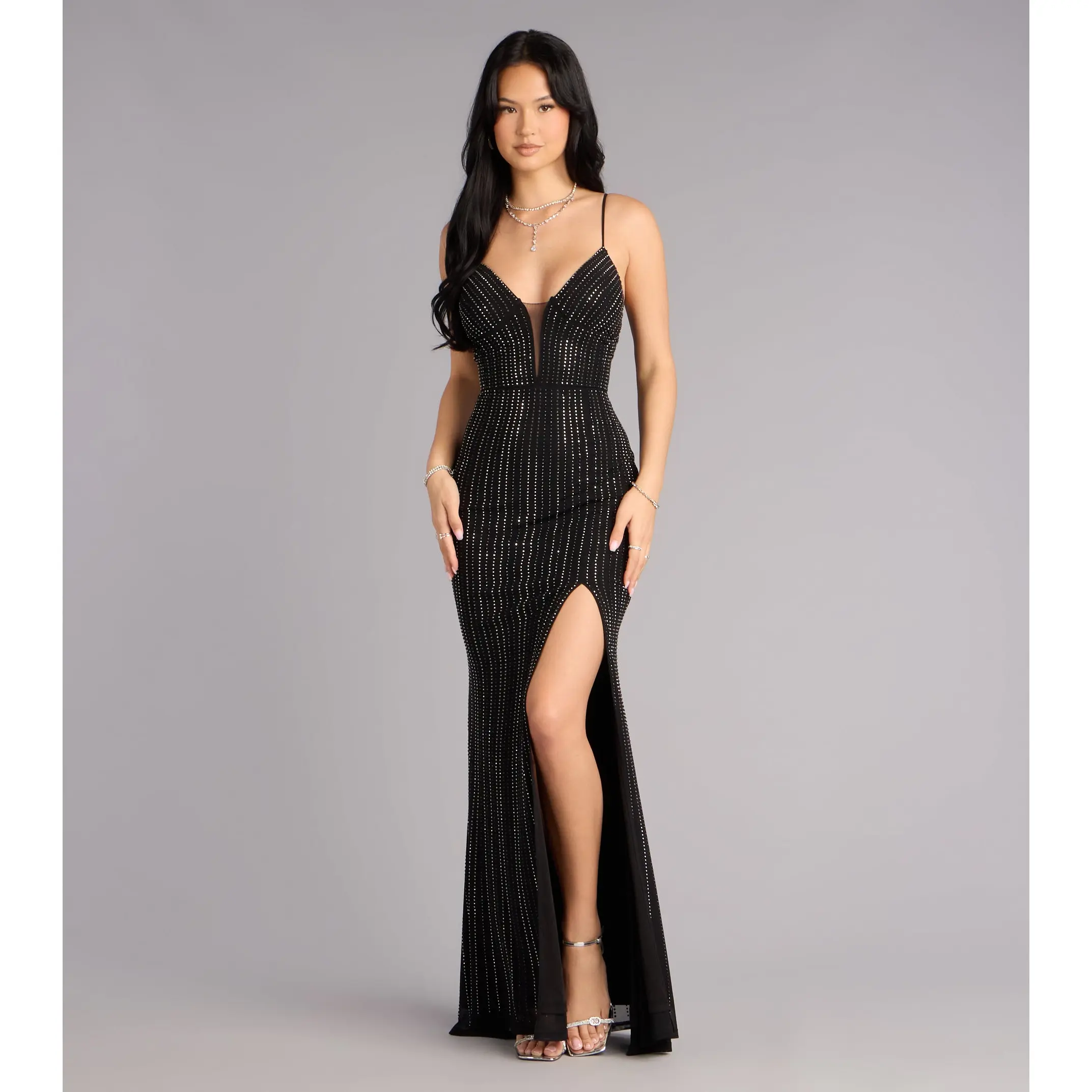Mckayla Rhinestone Mermaid Formal Dress Mckayla Rhinestone Mermaid Formal Dress