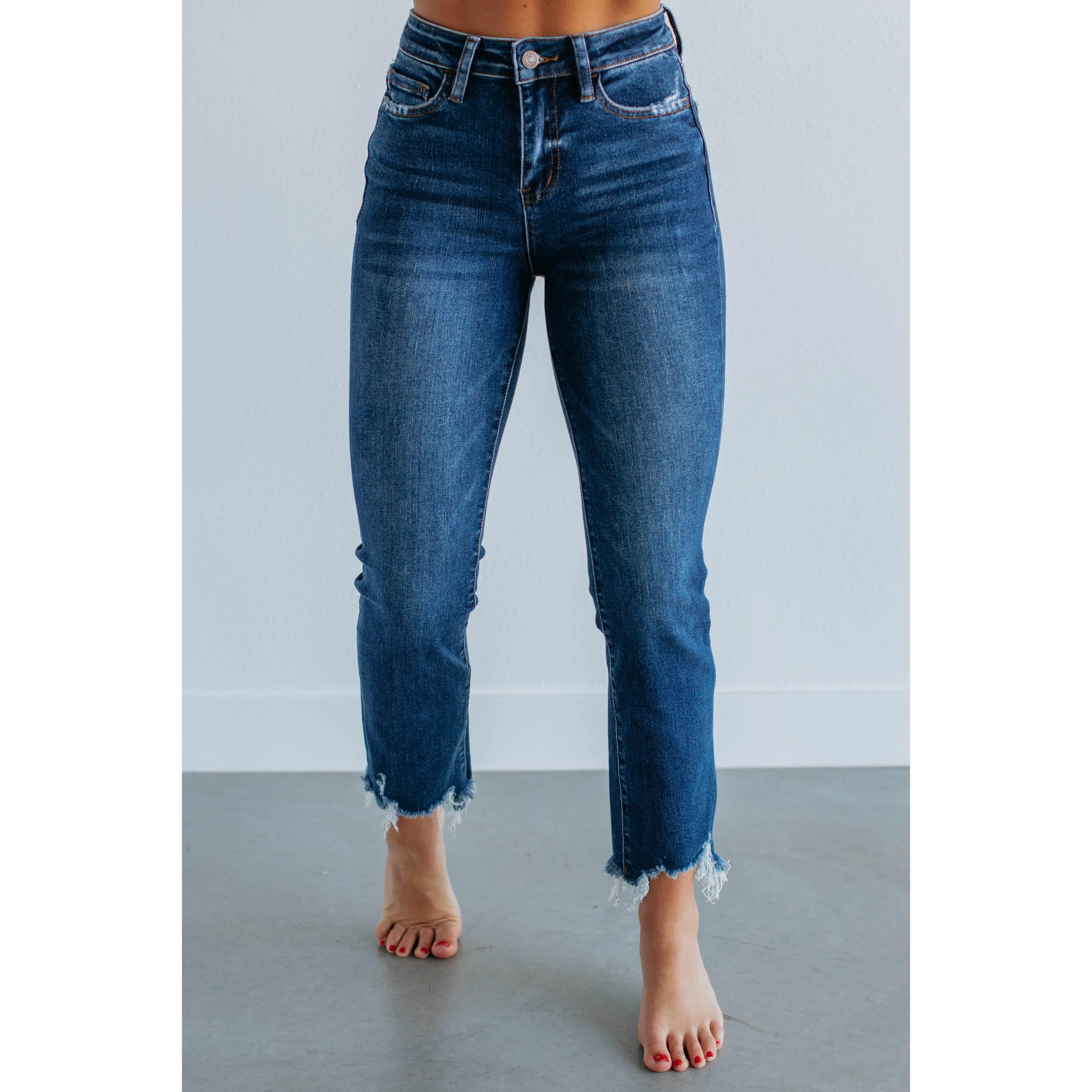 Bella Vervet Jeans - Dark Wash